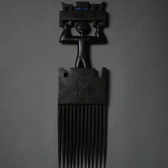 West African wooden comb,